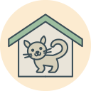 tofu cat litter icon