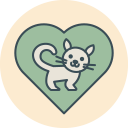 tofu cat litter icon